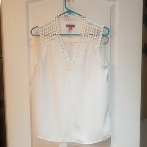 Vince Camuto cream blouse